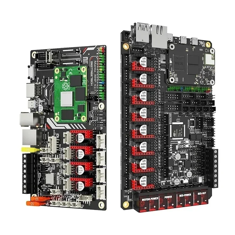 Brand new Manta M4P M8P Motherboard 4 8 Axis Control Board Klipper Firmware Upgrade Parts for Voron 3d Printer