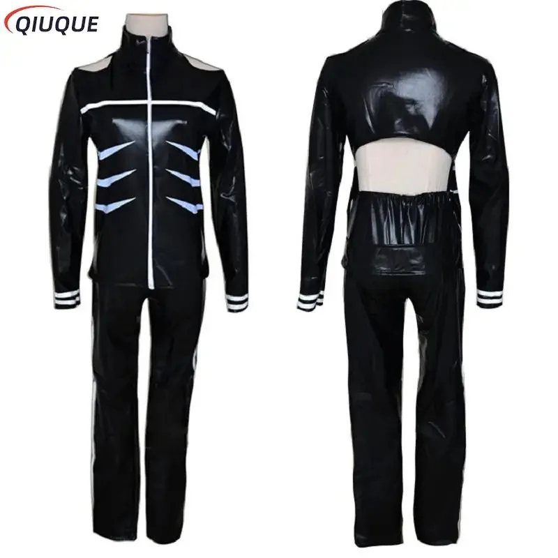 Kaneki ken cosplay traje com capuz jaqueta calças shorts conjunto completo roupas uniformes masculinos máscaras anime terno em quadrinhos adereços acessórios