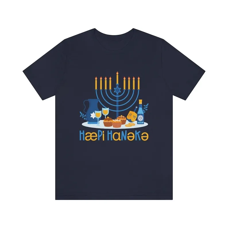 Discours pathologiste Hanukkah SLP chemise de vacances thérapeute SLPA tendance imprimé t-shirts hauts Style décontracté col rond manches courtes