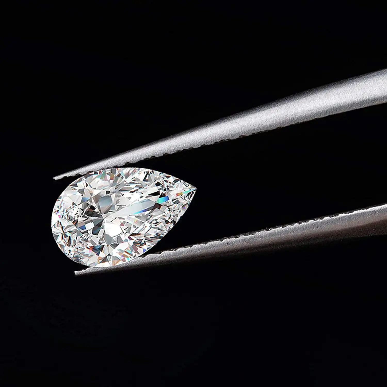 

Customized Pear Cut Moissanite D VVS1 With GRA Certificate