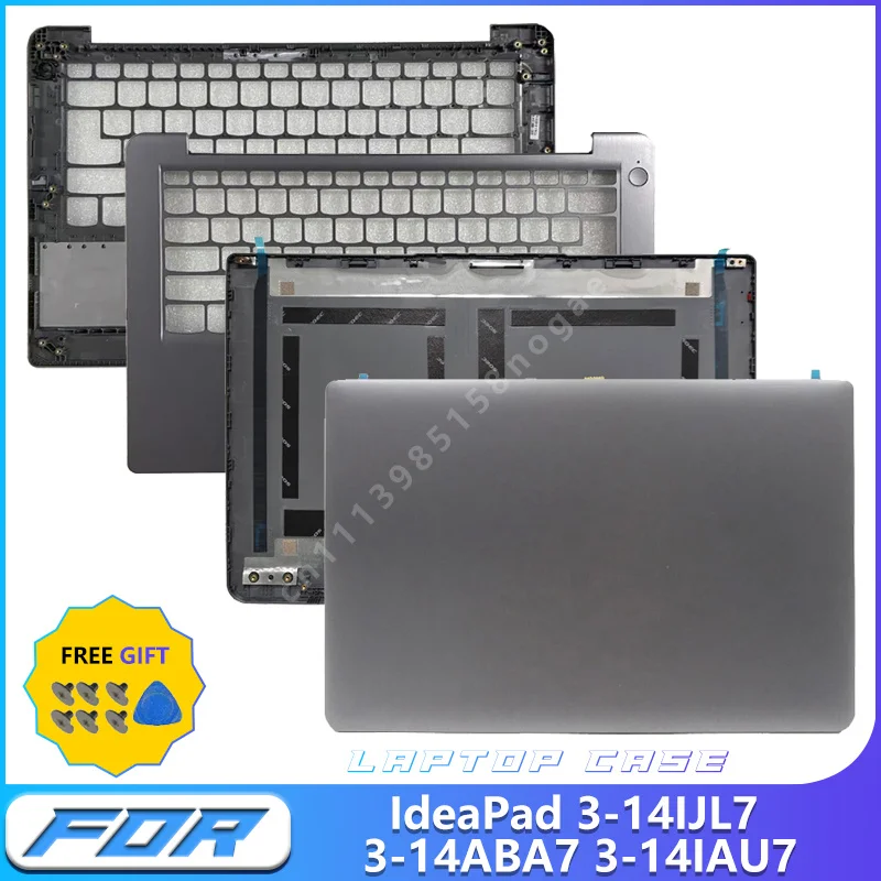 New For  IdeaPad 3-14IJL7 3-14ABA7 3-14IAU7 14S 2022 Laptop LCD Back Cover Palmrest Upper Case replacement parts