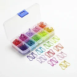 500/320pcs Creative Mix Color Gourd Shape Safety Metal Pins Knitting Tool Accessories Cross Stitch Marker Tag Pins Clips