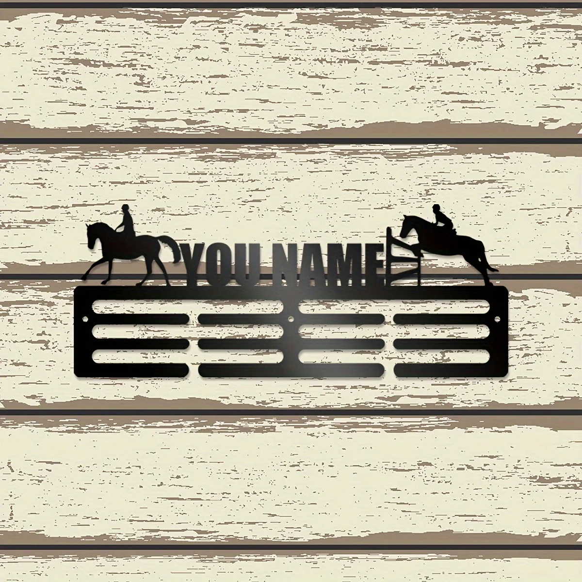 custom equestrian Metal medal display rack , Valentines Gift,for room Decor, Suitable for Basketball, Football exercise