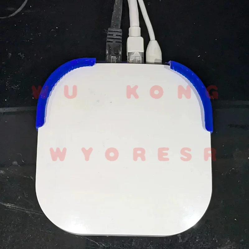 WYORESY Wall Tray for Eero (Pro/Pro6/Pro6E/Pro7) Router Raised wall holder create rear air gap boost passive cooling under heavy