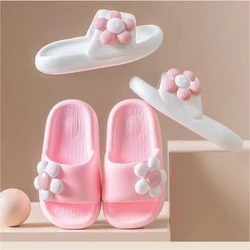 Ragazze Cute Flower leggero antiscivolo Open Toe Slides per l'estate