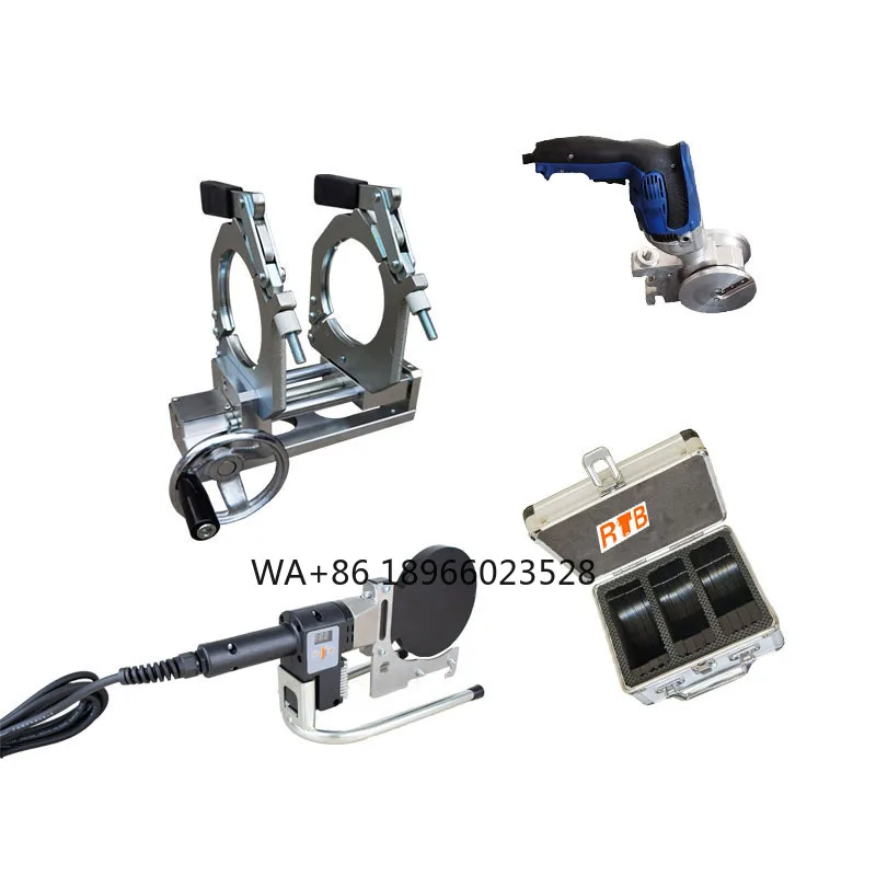 

Clamp110 Pipe Clamps Tool for 63-110mm Pipes - Manual Portable Butt Fusion Machine for PE, PP, PVDF, and PB Welding