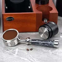 IKAPE 58mm Bottomless Portafilter With Resin Handle Fit 51MM 54MM Delonghi Barsetto Berivlle Lamarzocco Flair58 ECM Lelit Wega