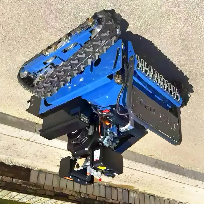 

Customized Wireless Remote Control Lawn Mower Lawn Mowing Robot All Terrain Factory Direct Sale