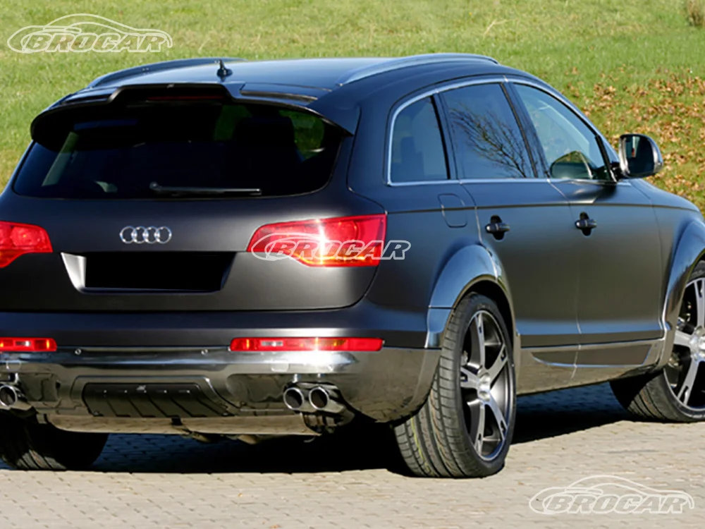 Für 2006–2015 Audi Q7 SQ7 GEN 1 ABT Stil, hochwertiges FRP-Material, 100 % echte Kohlefaser, Dachspoiler, Kofferraum, Kofferraum, Flügelspoiler