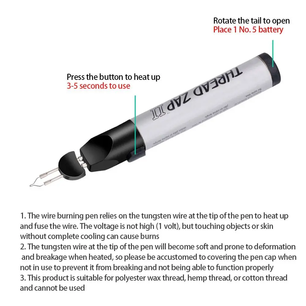 ปากกาขี้ผึ้งเชื่อมได้อย่างปลอดภัยทนทานหัตถกรรมเครื่องหนังปากกาบัดกรีแบบพกพาสำหรับทำเครื่องประดับ