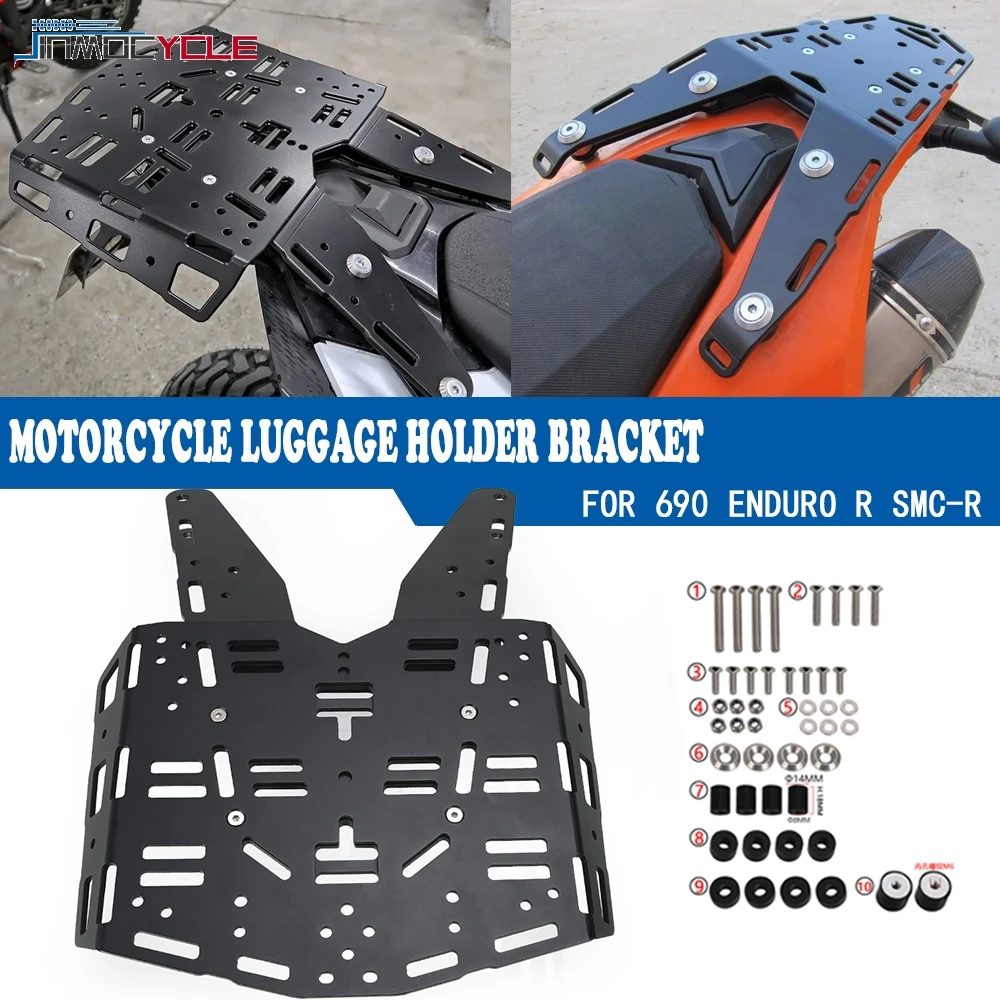 

For KTM 690 ENDURO R / SMC R 2019-2024 Motorcycle Luggage Rack Cargo Rack Support Shelf Holder For GasGas ES/SM 700 2022-2024