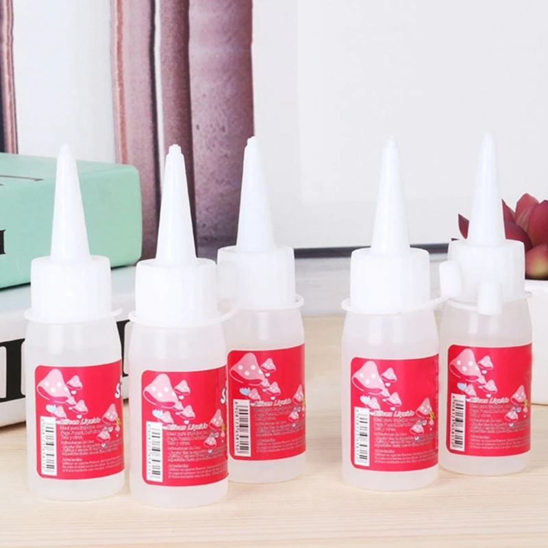 20CB 5 CÁI dính cồn Thủ công trong suốt dán vải khô nhanh 30ml