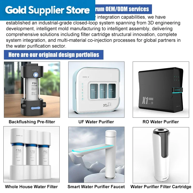 New Box-type OEM 600G 3-stage Reerse Osmosis System Tankless Direct Drinking Water Filter Purifier with TDS alue
