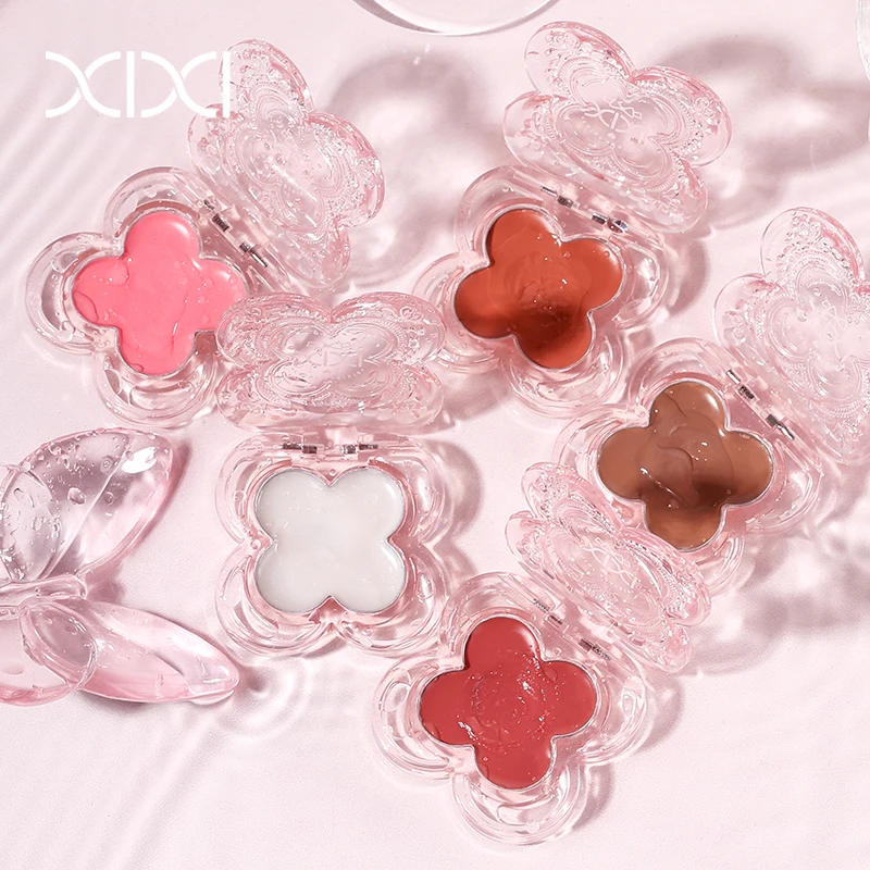 Butterfly Watery Glow Blush Hydrating Cream Vitality Girl Face Makeup Natural Blush Palette Cheek Tint Highlighter For Face