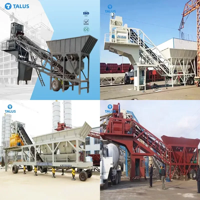 2026 CE High-Speed Mobile Concrete Mixer Plant Mixing Cycle Enhanced Operational Flexibility Concrete Batching Plant