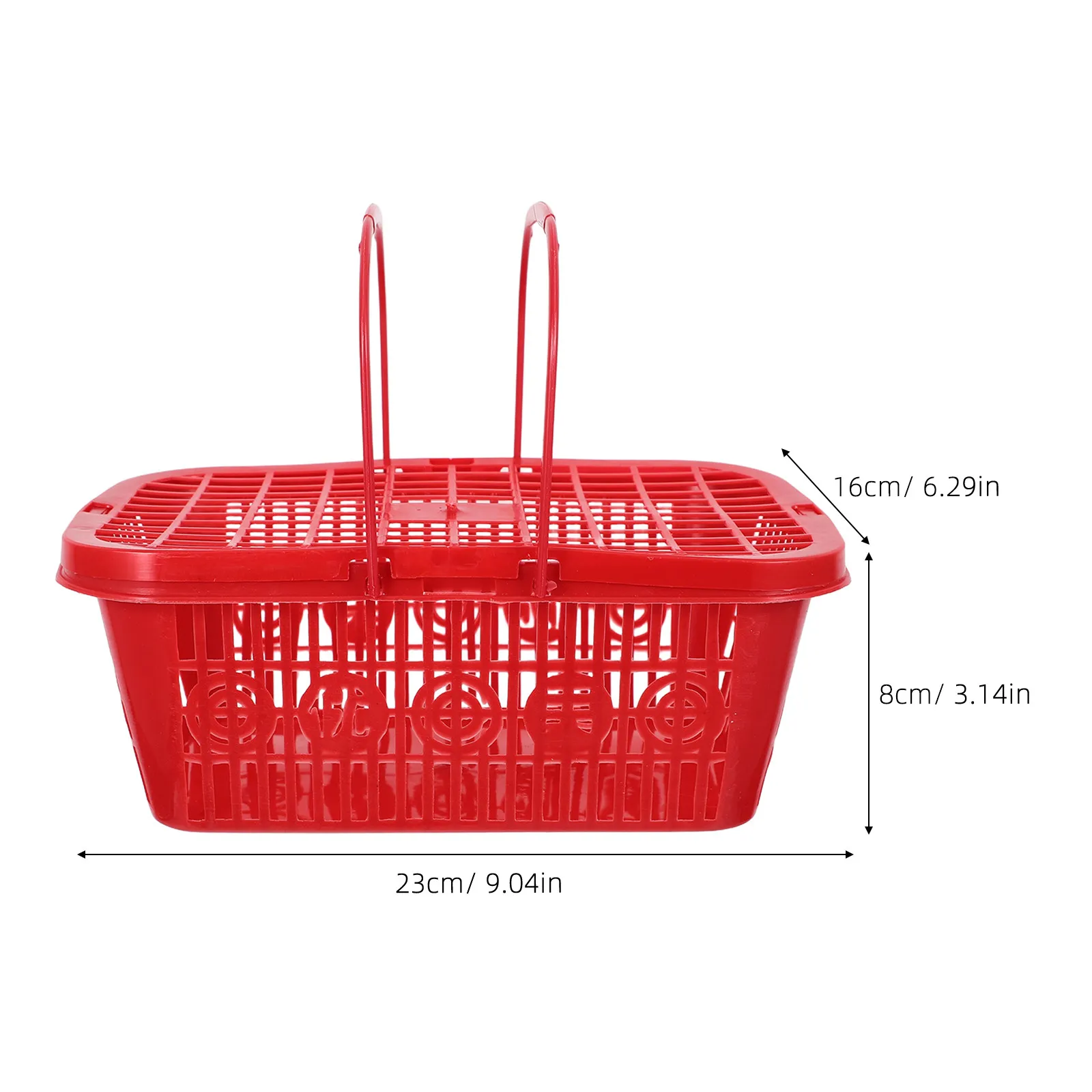 10Pcs Berry Basket Plastic Fruit Storage Containers Portable Vent Basket for Strawberry Raspberry Blueberry Garden Harvest Farm