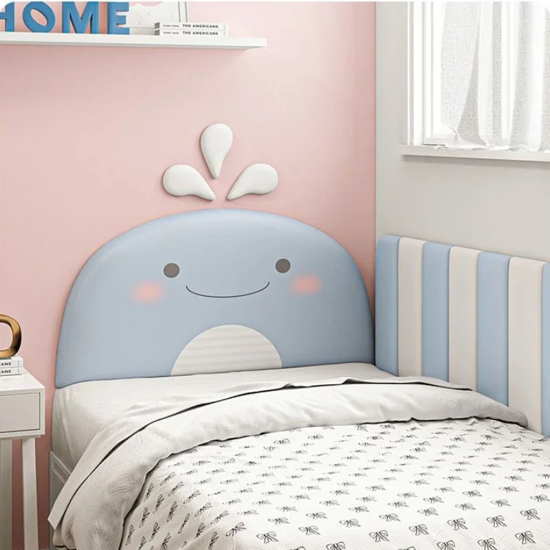 Cartoon Animal Bed Headboard Boy Girl Kids Room Decor Bedroom Furniture Tete De Lit Bed Head Wall Panes