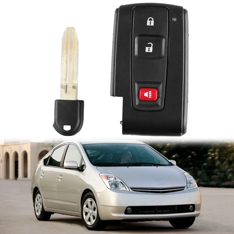 3 Buttons Smart Remote Car Key Shell Case For Toyota Prius 2004 2005 2006 2007 2008 2009 Corolla Verso Camry Key Cover