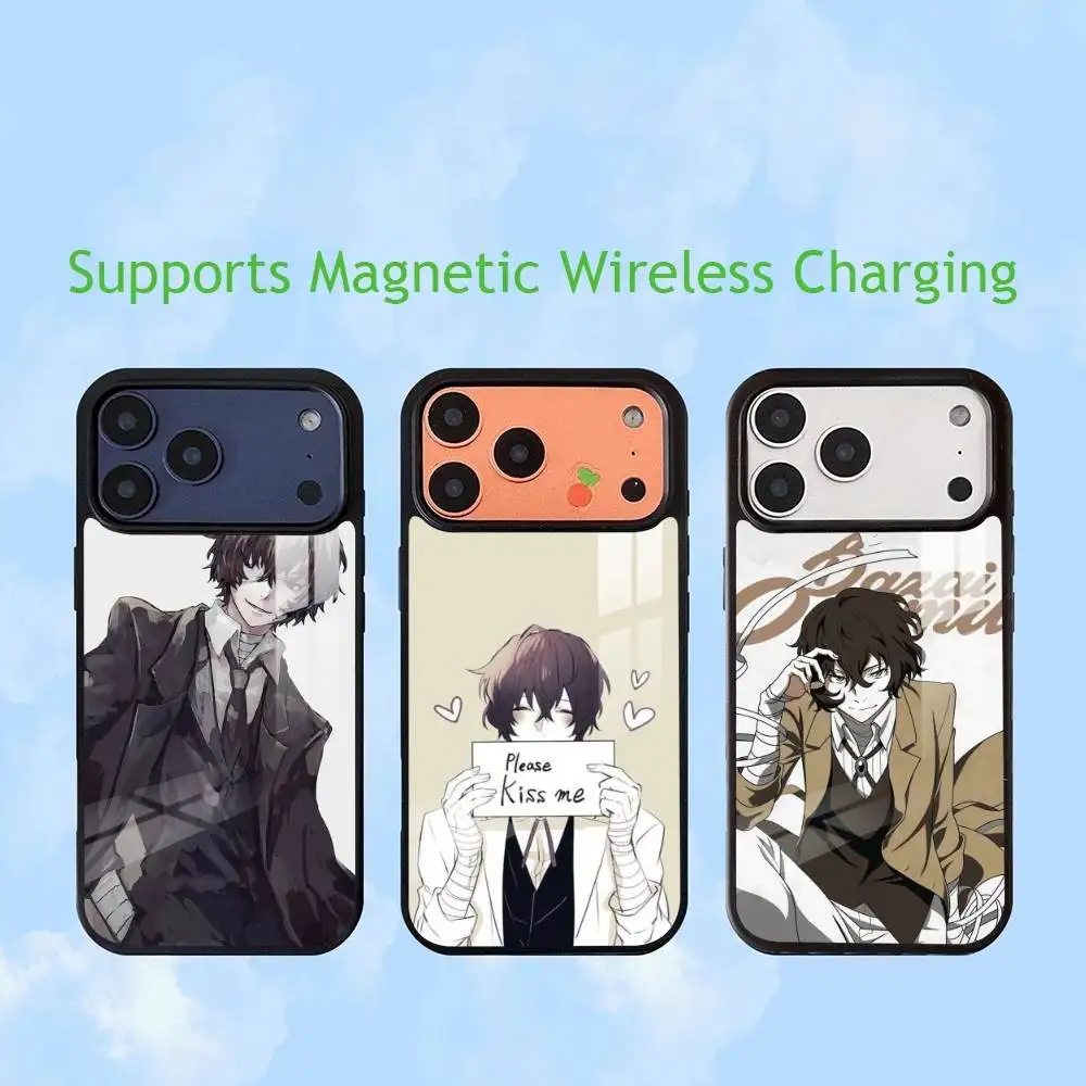 Bungo Stray Dogs dazai osamu  Phone Case For iPhone17,16,15,14,13,12,11 Plus,Pro Compatible with magnetic wireless charging