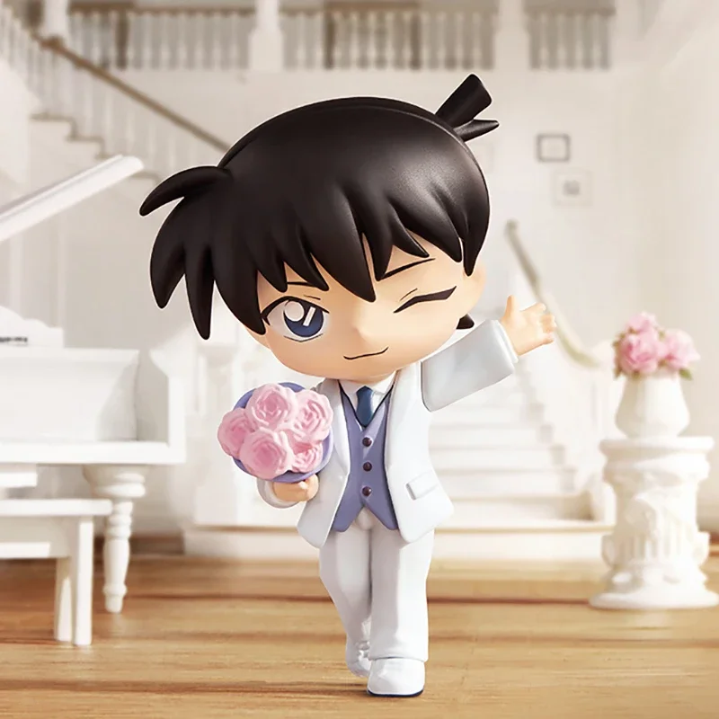 البوب مارت المحقق كونان الذكرى الاحتفال سلسلة صندوق الغموض حقيقية صندوق أعمى تخمين اللعب حقيبة حلية التماثيل المنزل