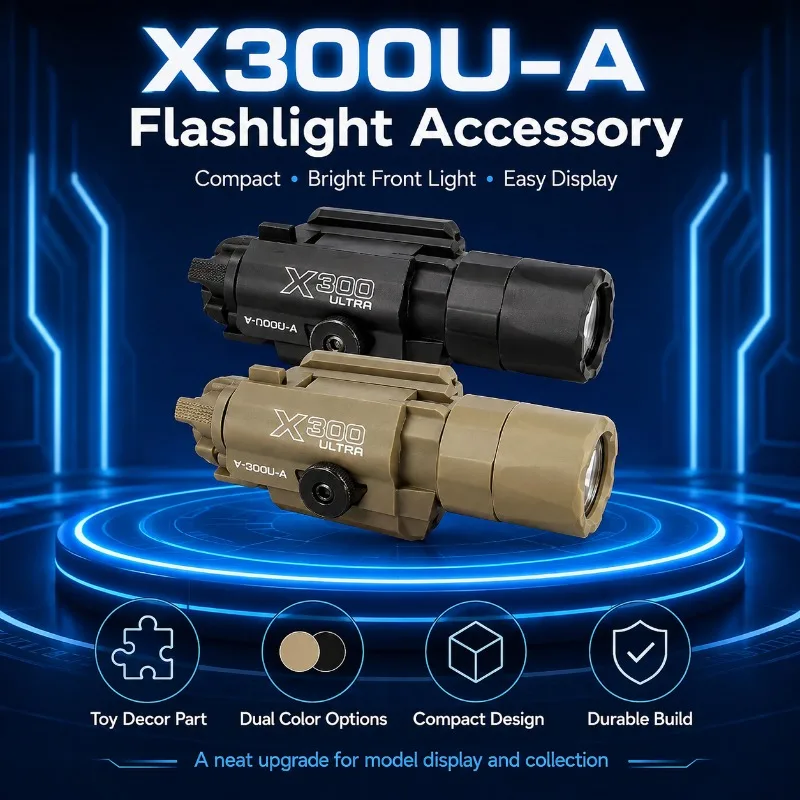 X300 Handheld Light DIY Decoration Accessory Ergonomic Comfort Grip Hobby Collectible Parts
