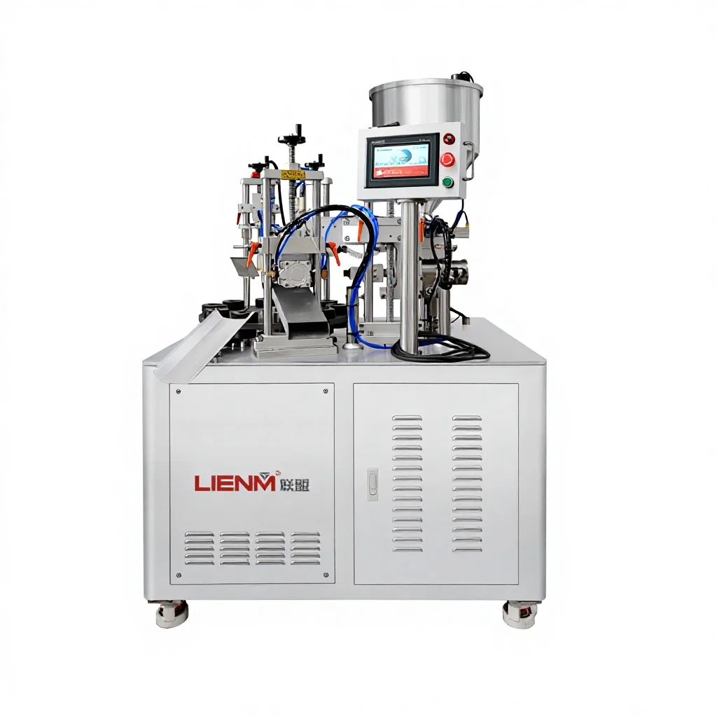 High-efficiency Packaging Cosmetic Production Equipment Semi-auto Ultrasonic Tube Filling Sealing Machine