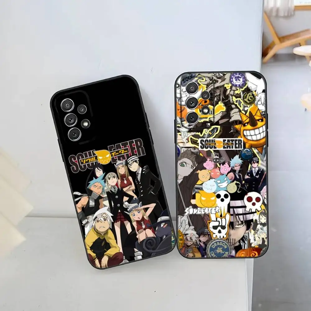 

Anime S-Soul Eater Phone Case For Samsung S25,S24 Ultra,S20,S30 plus,S22 plus,S23,S30 ultra 5G Silicone Cover