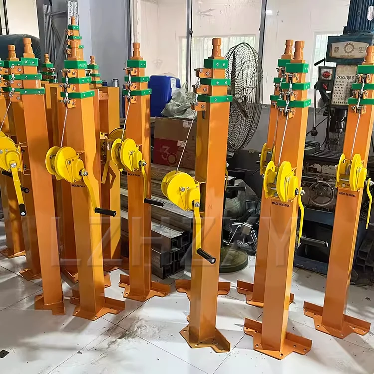 Manual Lift Pole (3M/4M/5M/6M) Manual Telescopic Mechanical Winch Large-Scale Fi