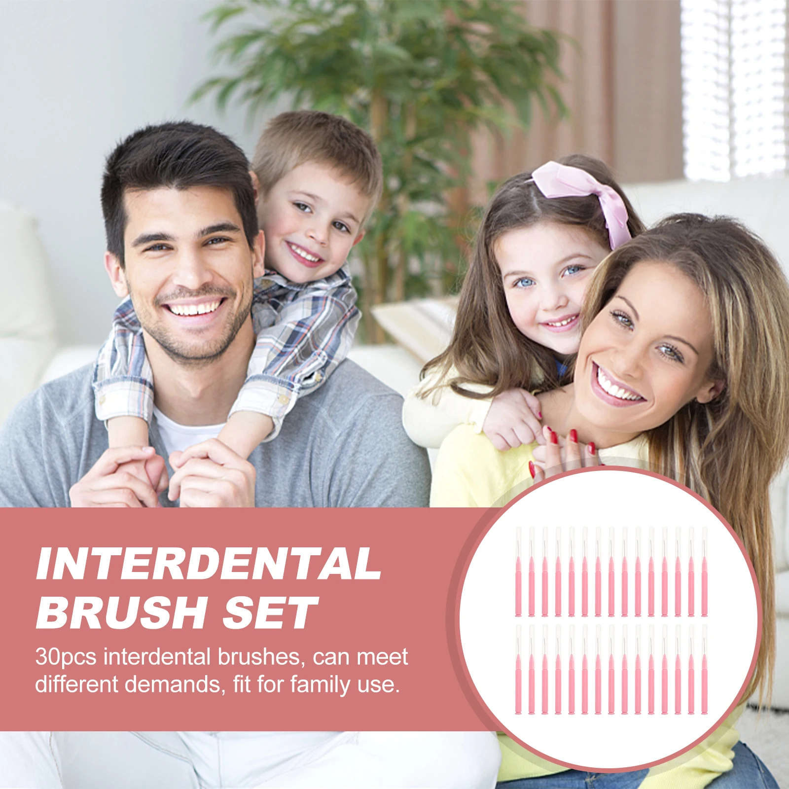 

30 Pcs Interdental Brush Set Tooth Floss Oral Care Parts Picks Refill Flosser Teeth Orthodontics
