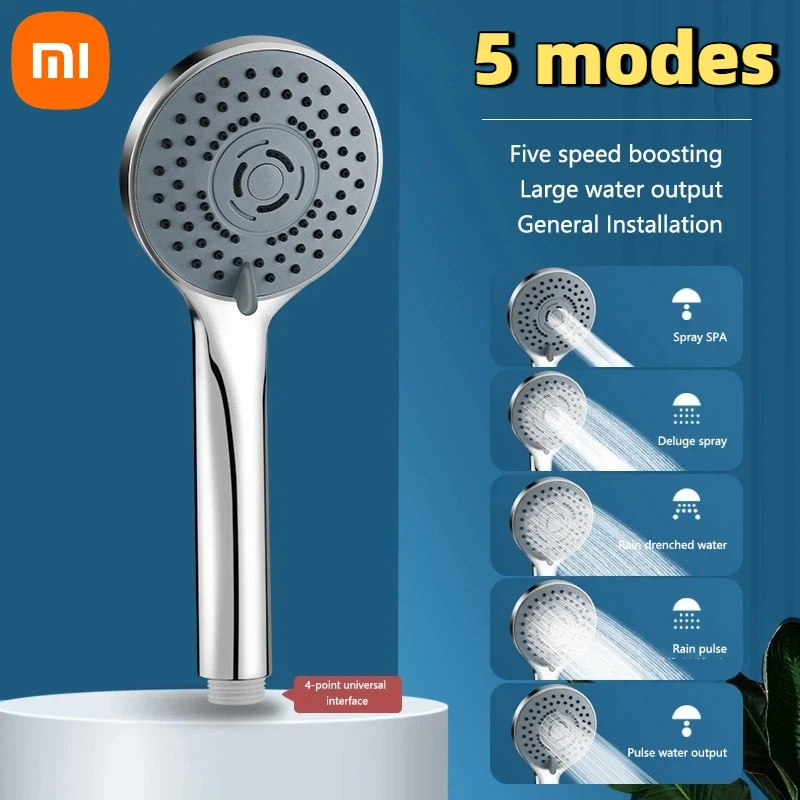 XIAOMI يده دش رئيس 5 طرق الحمام البخاخ قابل للتعديل دش النفث توفير المياه سبا دش اكسسوارات الحمام #1