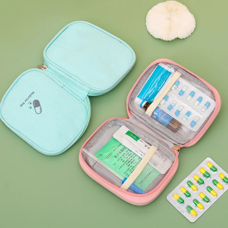 Borsa per Kit di pronto soccorso all'aperto viaggio a casa campeggio Mini custodia medica portatile borse per la conservazione della pillola Kit di sopravvivenza di emergenza