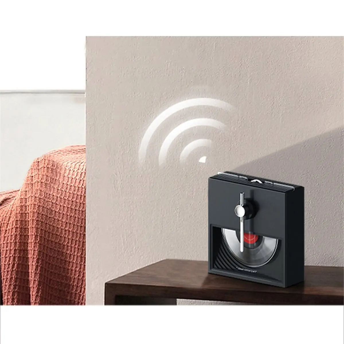 AA2487 Superior Mini Vintage Bluetooth Speaker Portable Hifi Stereo Music Box Audio System Wireless Music Player Warm Light