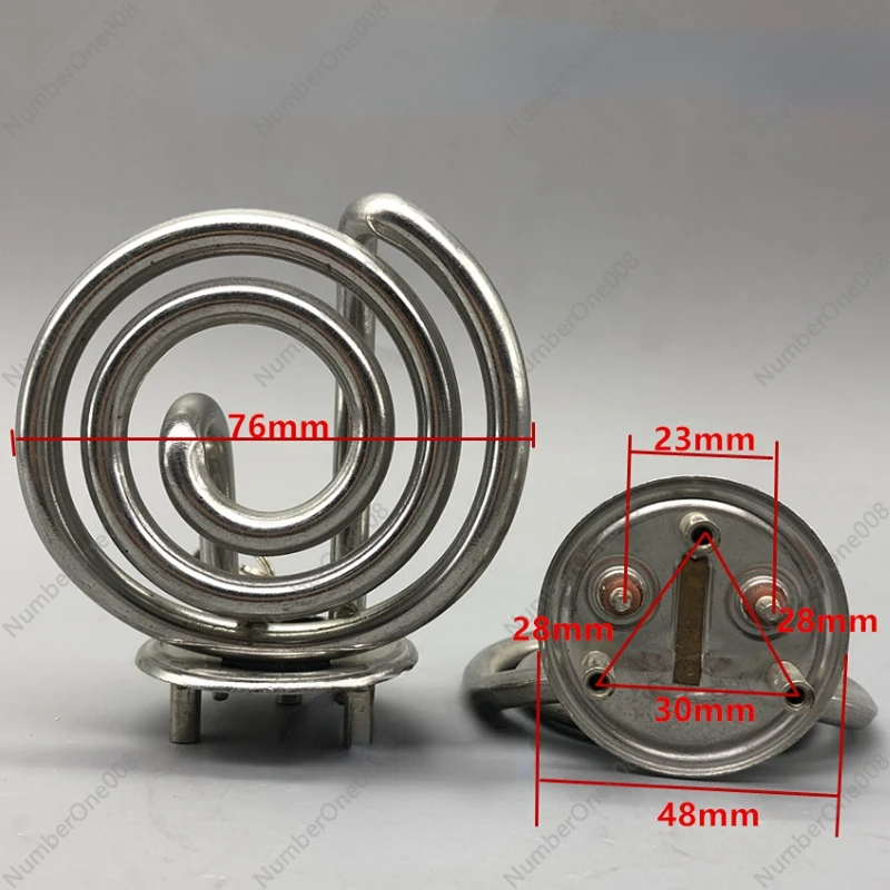 220V 2200W Electric Heating Element for Coffee Machine Maker Stainless Steel Kettle Tube Tea Pot Pipe Heating Accessories