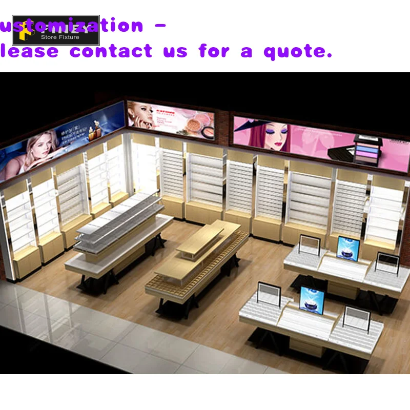 

custom.Cosmetic Showroom Design Modern Cosmetic Shop Interior Furniture Ideas