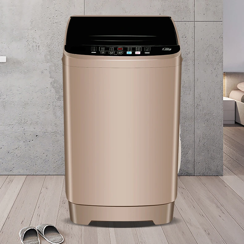 12kg Fully Automatic Pulsator Washing Machine English Version with Blue Light Air Drying Large Capacity Home Laundry Washer