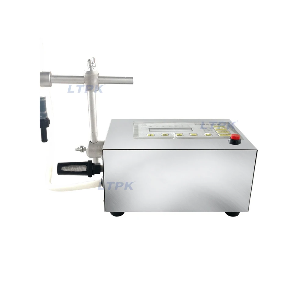 Small Semi-automatic Liquid Filling Machine for Beverage Glass Pouch Packaging Simple to Operate for Juice Soy Milk Cooking Oil