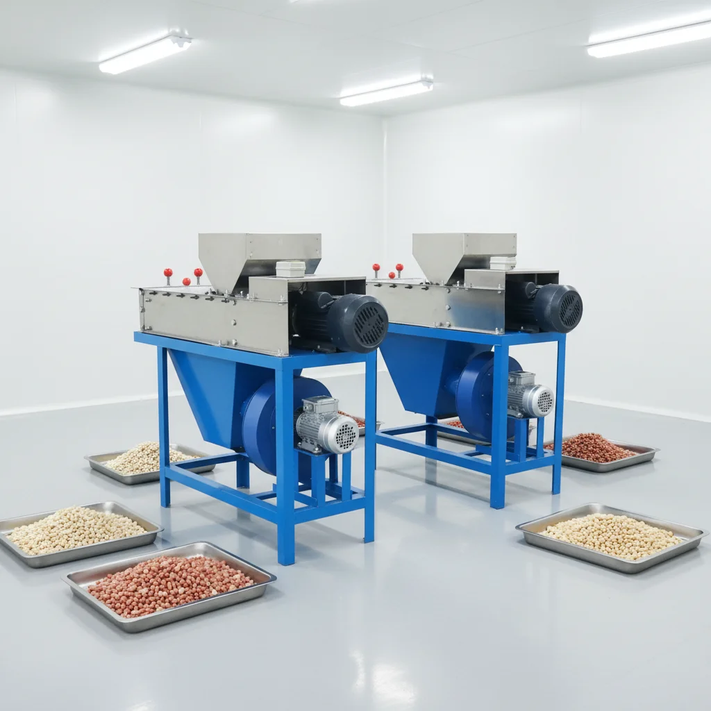 Peanut  Red Skin Peeling Dry Nut Peeling Machine for Peanut Almond Pistachio Electric Broad Bean Peeler Machine Skin Remover