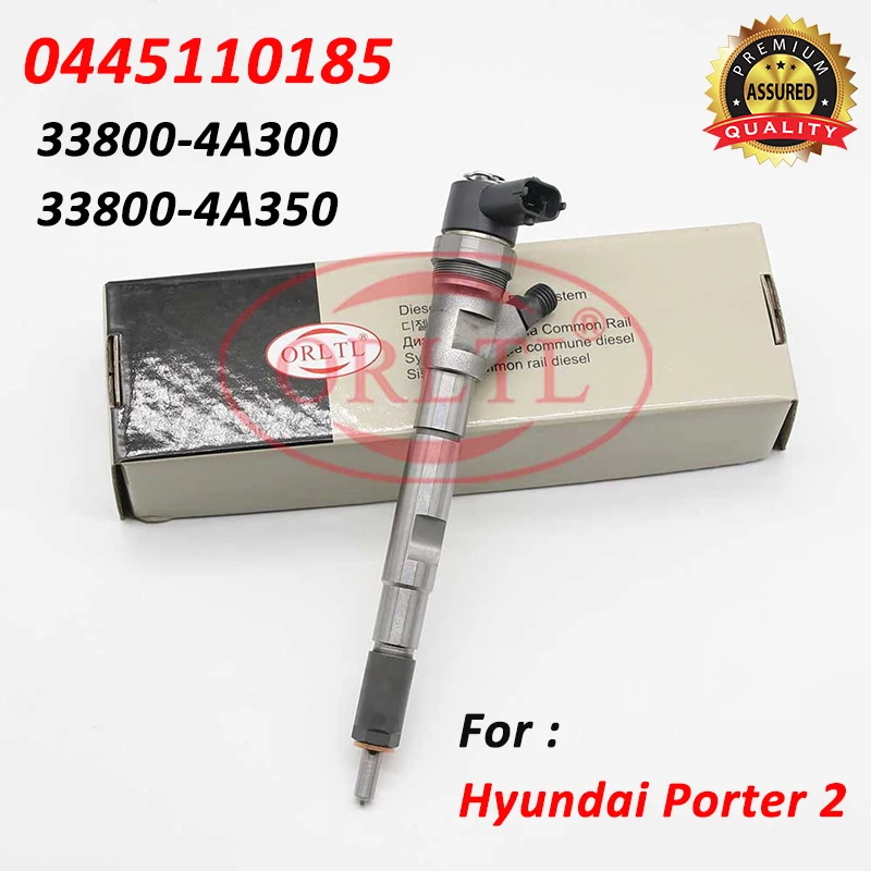 

Common Rail Injector 0445110185 Diesel Nozzle 0 445 110 185 338004A350 Fuel Sprayer 338004A300 For Hyundai Porter II