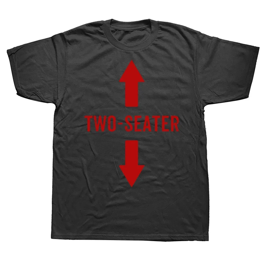 Damen-T-Shirt mit Grafik „Two Seater“, Erwachsenen-Humor, Papa-Witz, Sommer, kurzärmelig, Rundhalsausschnitt, Streetwear, lässiges Geschenk-Top, Streetwear-T-Shirts – Detail 6