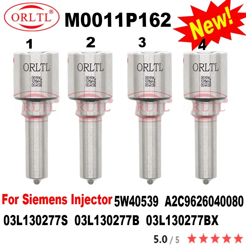 4PCS NEW M0011P162 ALLA162PM011 Diesel Injector Nozzle DLLA162PM011 BDLLA162PM011 for 03L130277S 03L130277B 03L130277BX ORLTL