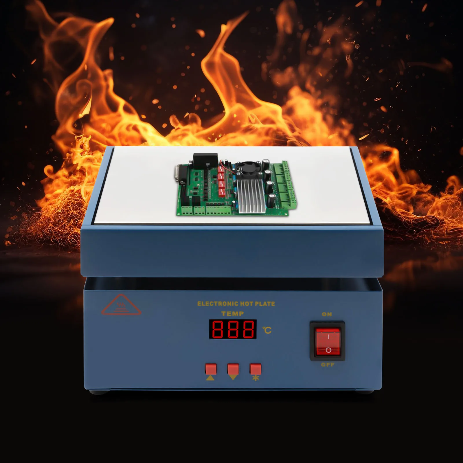 800W Electronic Hot Plate Preheat Soldering Preheating Station Equipment Tools for Reflow Soldering and Preheating