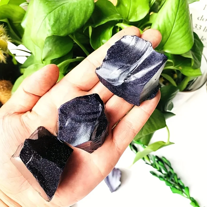 Natural  Blue Sandstone Crystal Rough Aromatherapy Stone for Spiritual Healing Meditation, Exquisite Aromatherapy Stone Gift