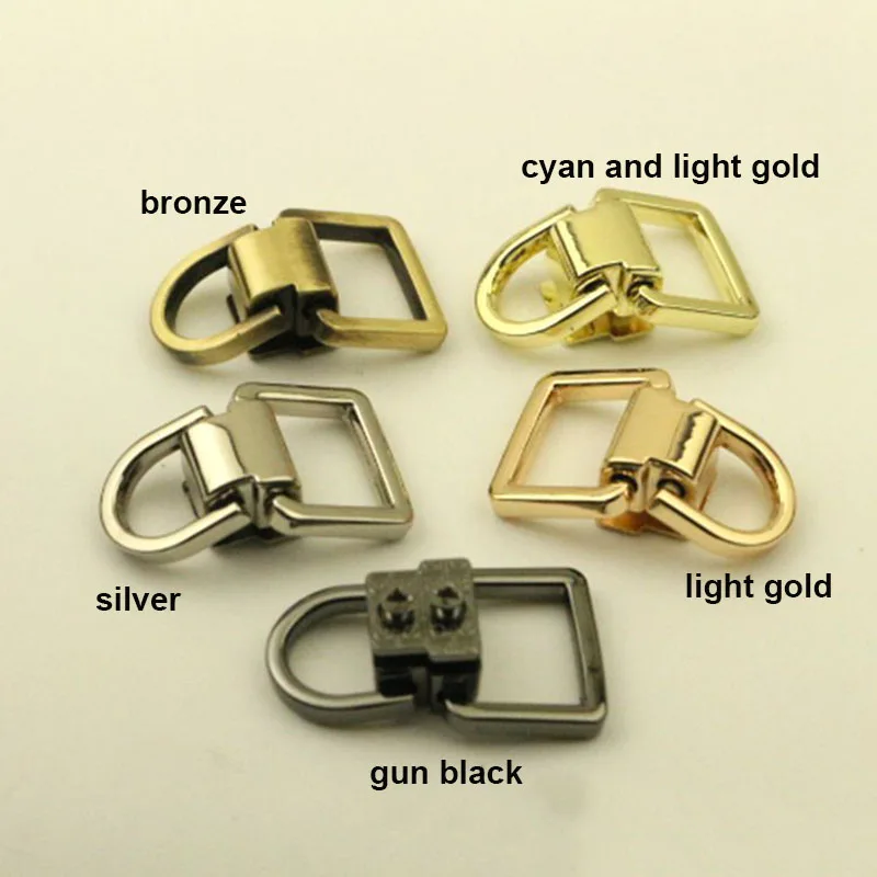 2pcs Metal Bag Side Edge Hang Buckle Durable Clip Clasp for Leather Craft Bag Strap Belt Handle Shoulder Accessories DIY