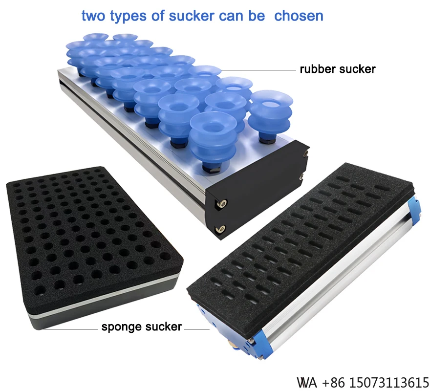 Ventosa per aspirapolvere con braccio robotico: ventosa in spugna/octopus con forte adsorbimento per scatole di cartone