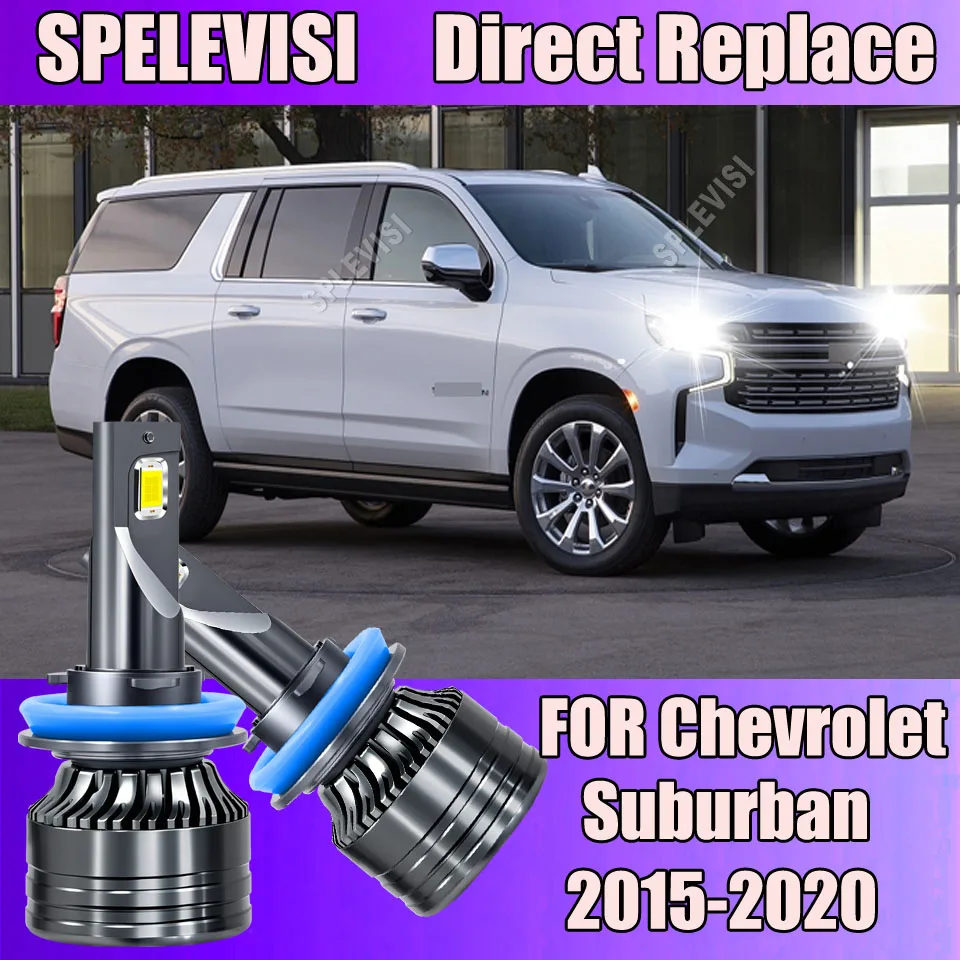 

LED Headlight Bulbs 9005 H11Low Beam Lights 18000LM Auto Front Headlamps For Chevrolet Suburban 2015 2016 2017 2018 2019 2020