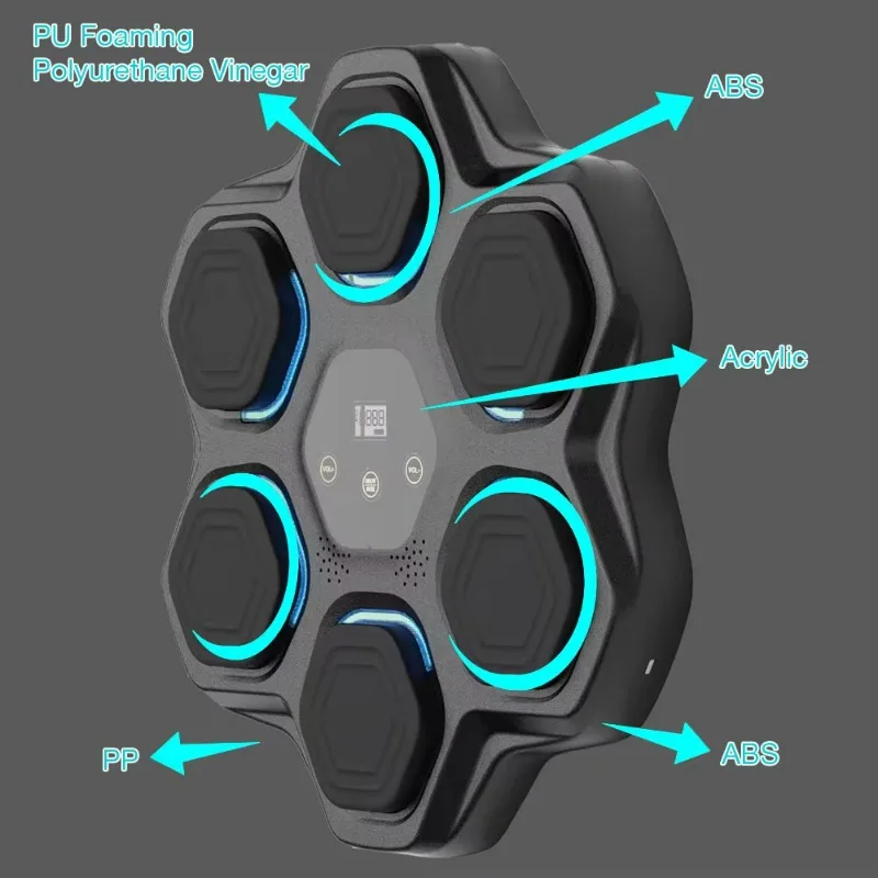 

New Wireless Musical Boxing Machine Safe Design For Kids Home Fitness And Entertainment Training New Arrival