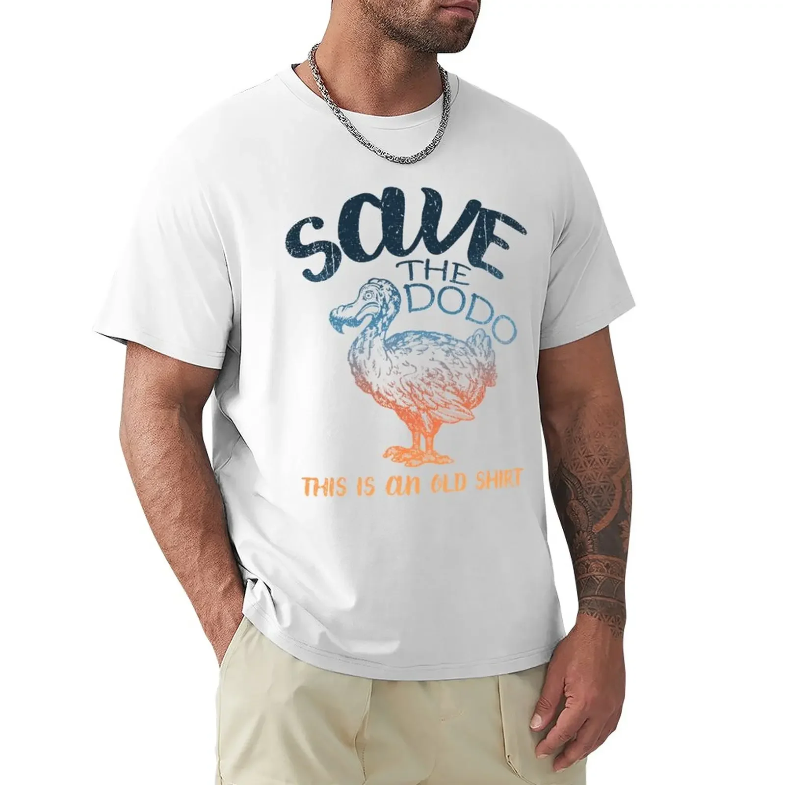 

Save The Dodo This is an old shirt Tees. Never Forget Dodos. Love Dodo Birds T-Shirt vintage clothes Blouse Short sleeve tee men