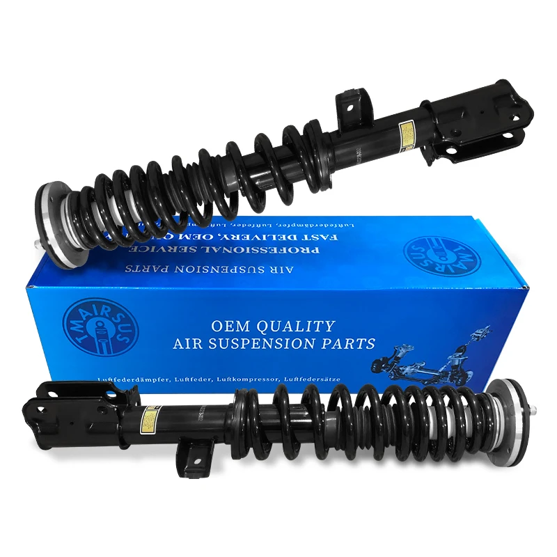 For One Pair Front and Rear Air Spring to Coil Spring Shock Absorber Conversion Kit Set for L322 2002-2012 Genre Shock Absorbers