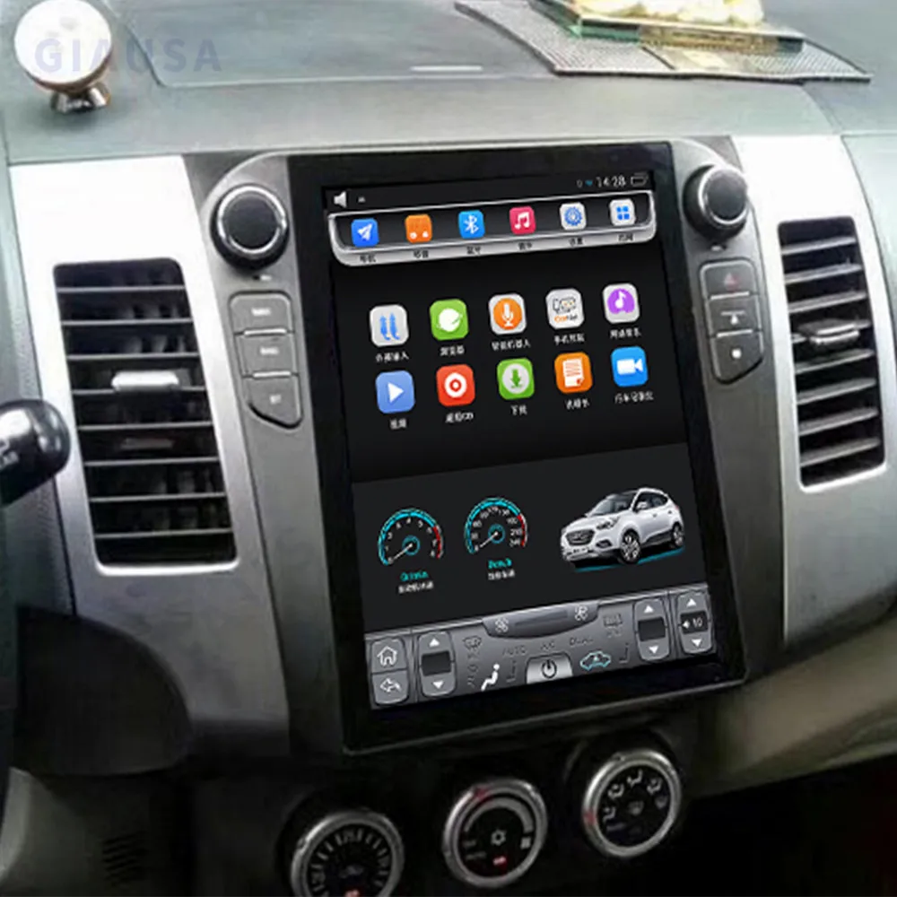 カーマルチメディアプレーヤー,2005インチステレオラジオ,Android画面,CarPlay,GPSナビゲーション,Mitsubishi Outlander 2012-10.4G