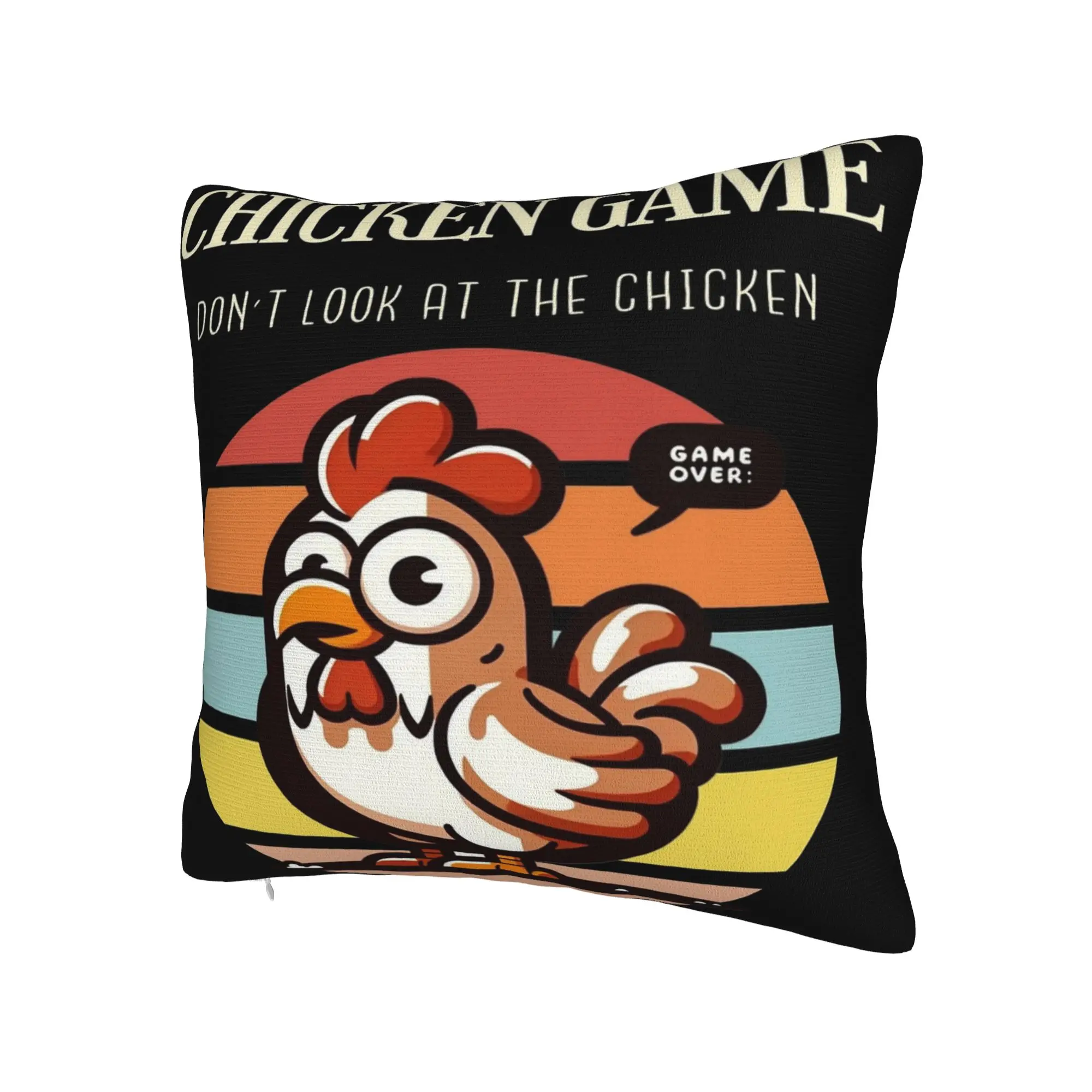 Chicken Game Dont Look At The Chicken Pillowcase Merch Printed Cushion Cover Decor  Throw Pillow Case Cover Home Multiple Sizes